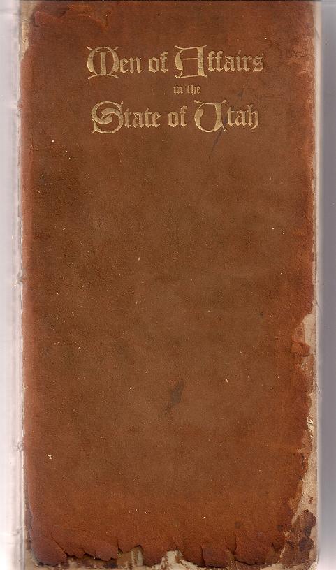 Image for Men of Affairs in The State of Utah