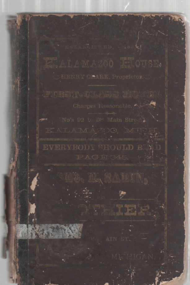 Image for The Gazette Directory of Kalamazoo County, Containing Complete Village Directories for All Villages in the County, and a Complete Record of Landholders by Townships, With Number of Acres, Post Office Address and Sections 1878