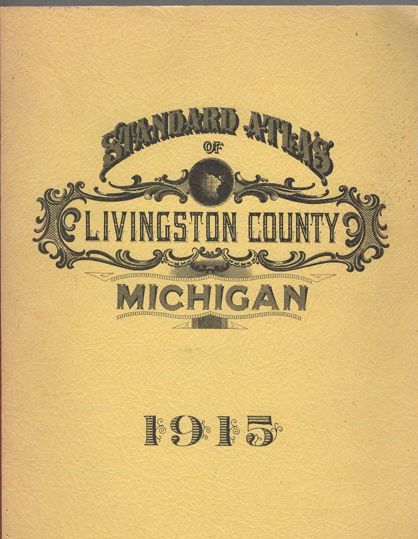 Image for Standard Atlas of Livingston County Michigan 1915